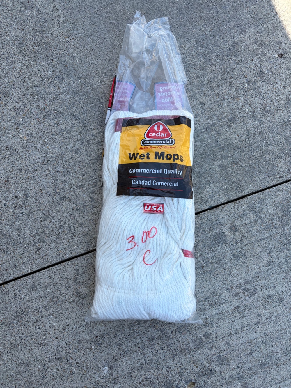 O Cedar Commercial Wet Mop Refill wringer NWT USA